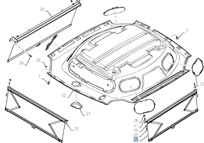 87668032 - Солнцезащитный козыр
